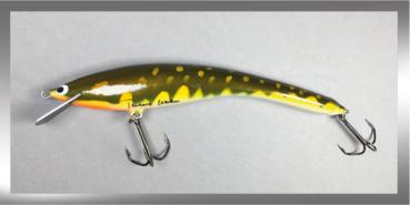 Turus Ukko Original Wobbler, Länge: 12 cm, Farbe: Pike 154